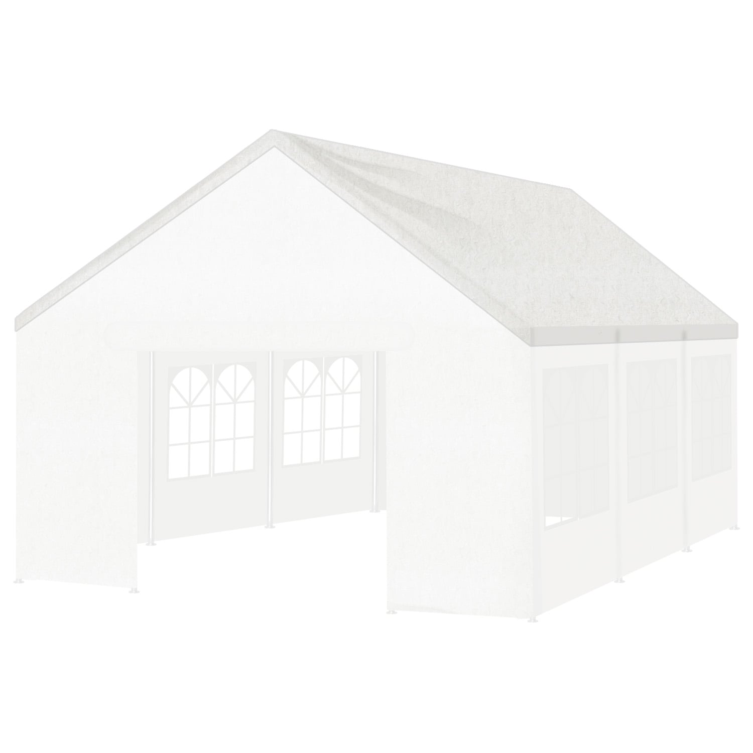 Wallaroo 6x6 White Premium Outdoor Event Marquee Roof Spare Part - Image 1