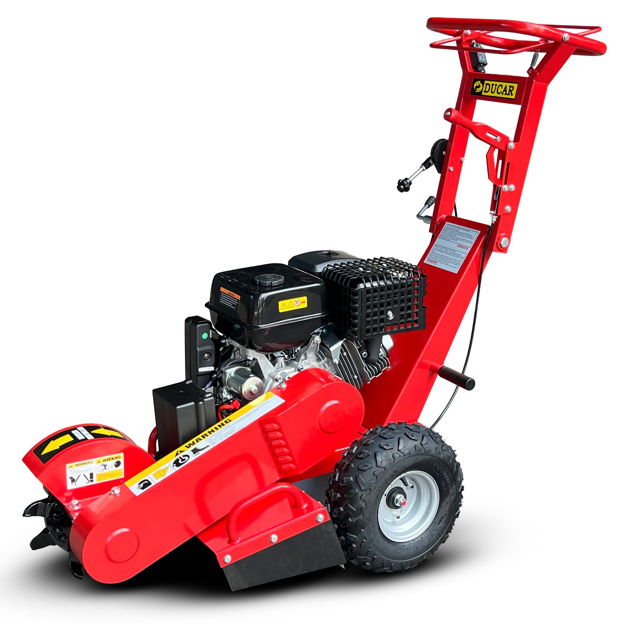 Ducar Stump Grinder 457cc 18HP Petrol Engine with Key Start & Tungsten Carbide Teeth - Image 5