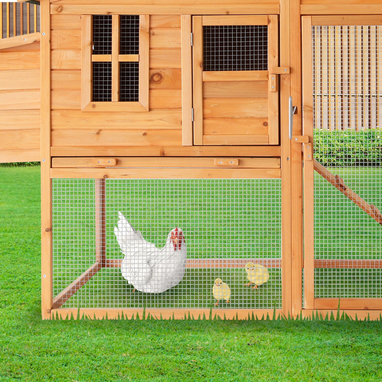 Furtastic Large Chicken Coop & Rabbit Hutch With Ramp - Image 4