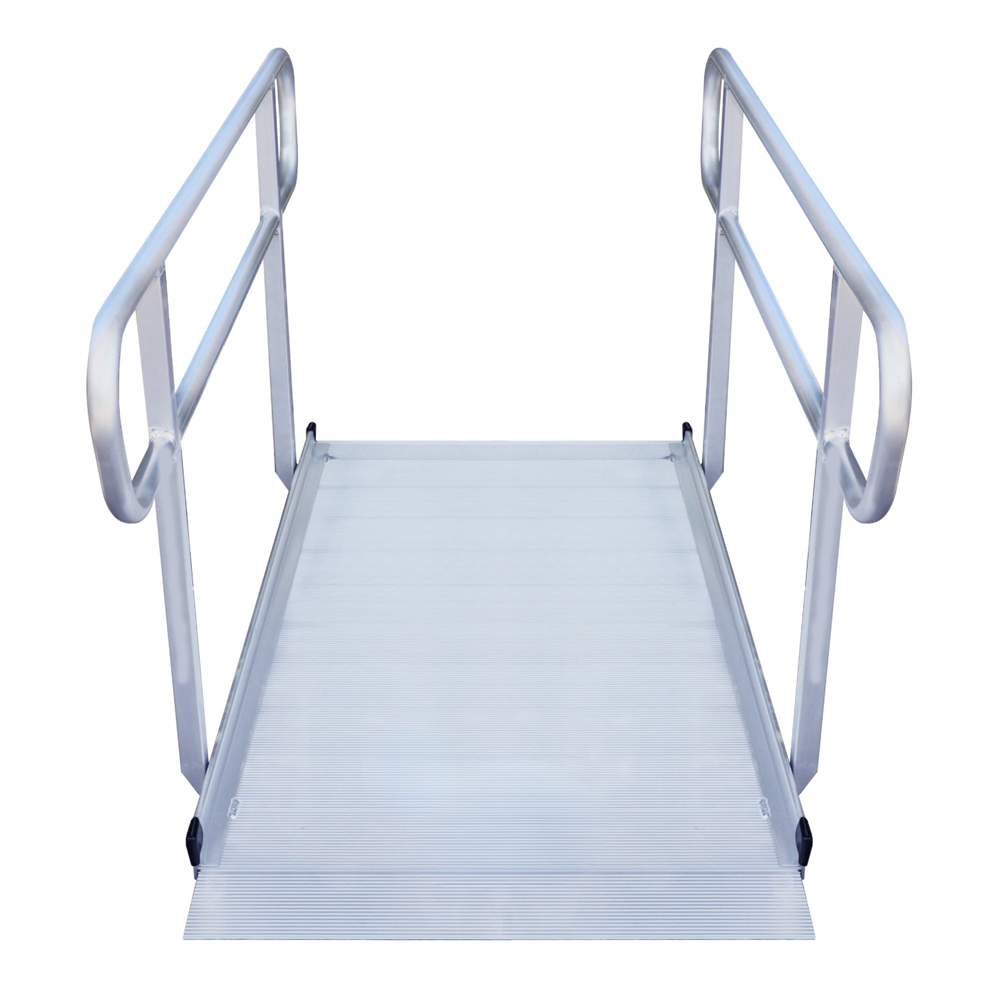 Kartrite 6ft Portable Aluminium Mobility Threshold Access Wheelchair Ramp w/ Handrails - Image 3