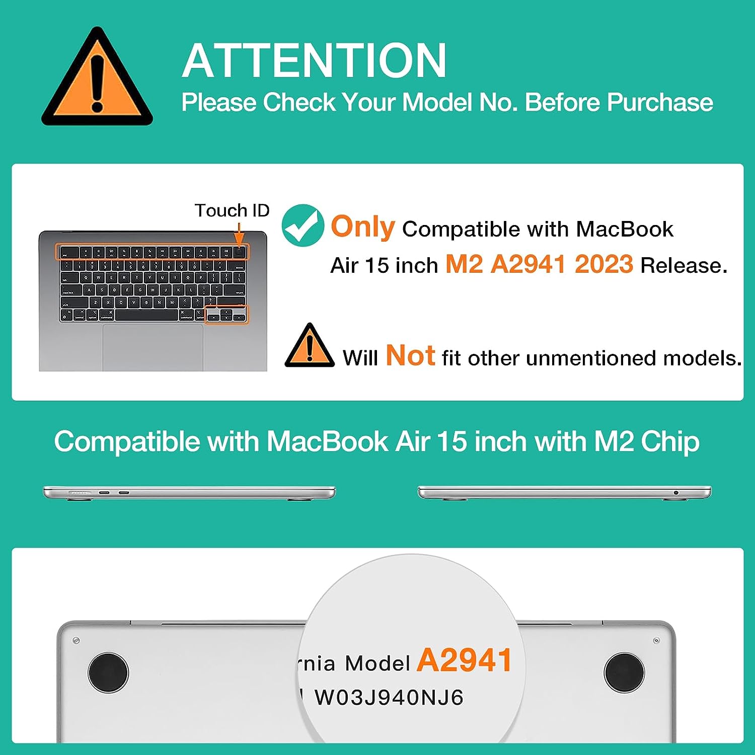 15 inch Air 2023 MacBook Air Matte Case  A2941 M2 Chip Hard Shell Case Keyboard Cover Wine Red - Image 2