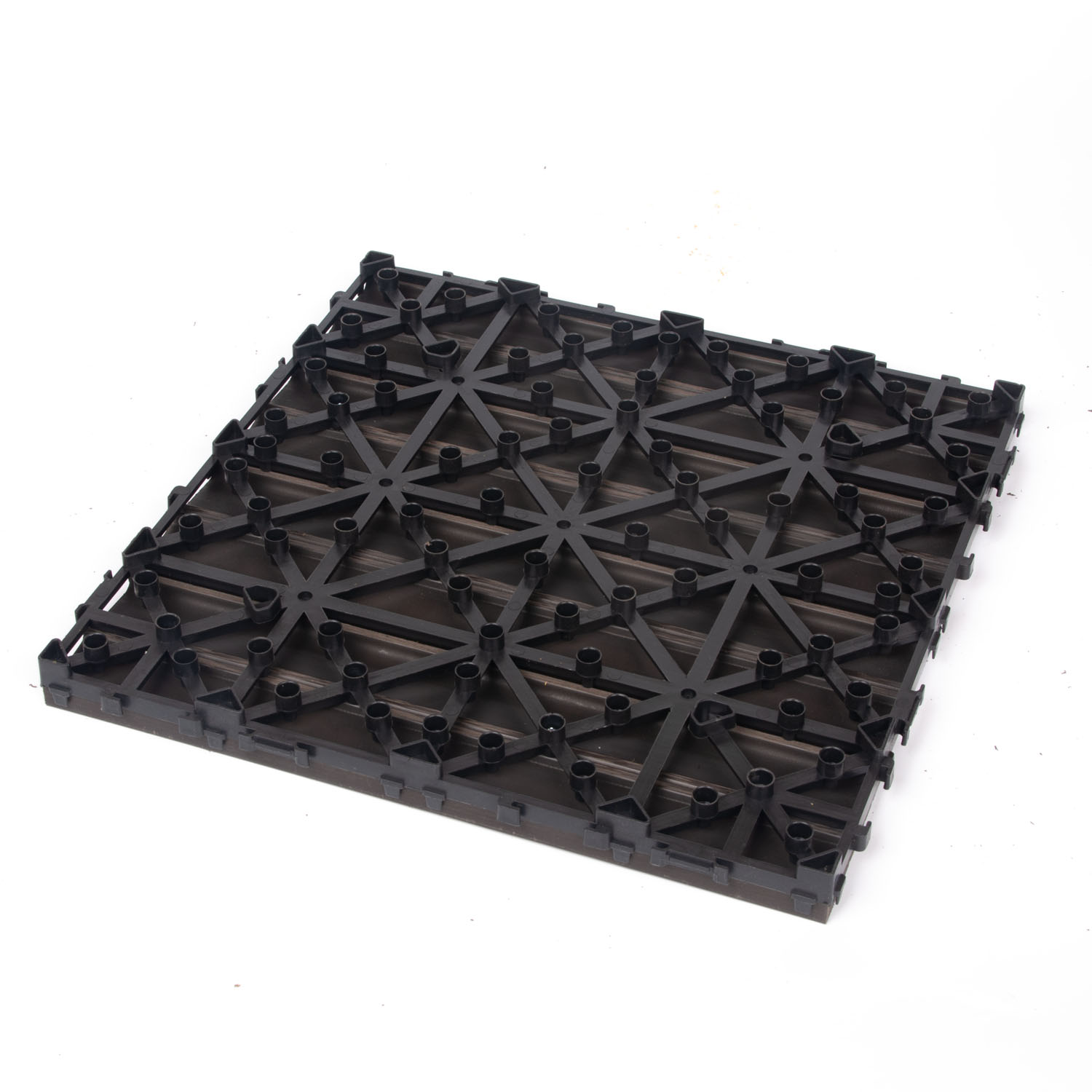10PCS Interlocking Patio Deck Tiles 30cm x 30cm Outdoor Wood Flooring for Patio Garden Balcony Poolside - Image 6