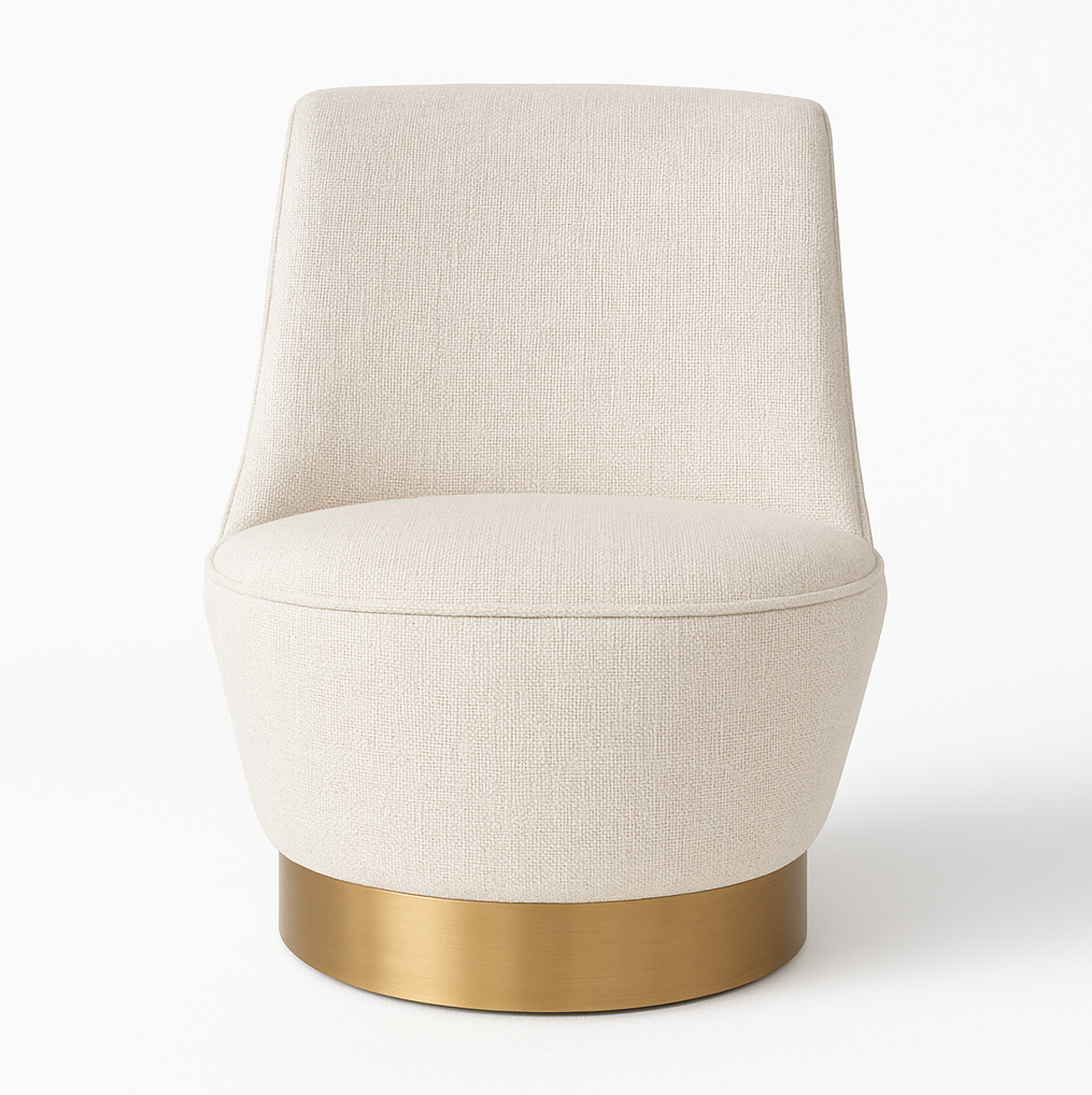 Interior Ave - Chateau Swivel Accent Chair - Vanilla Oat - Image 4