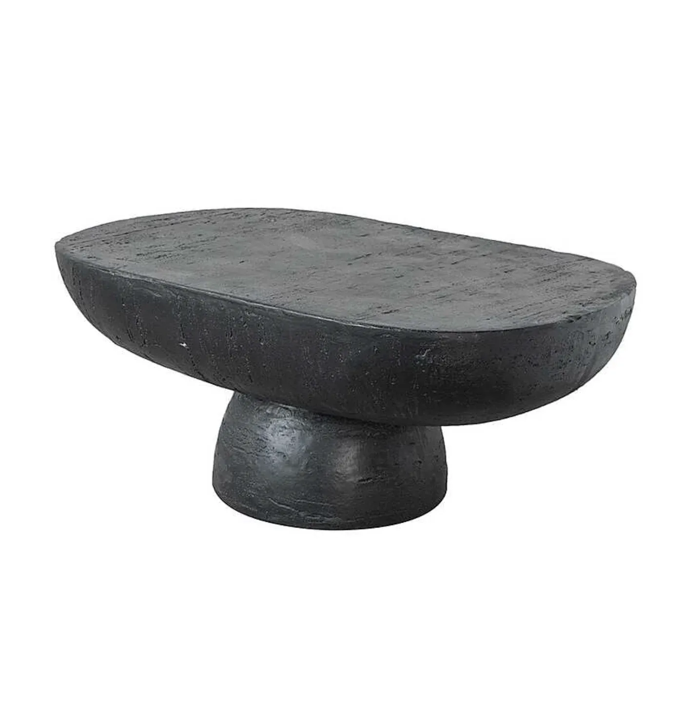 Interior Ave - Korra Sculptural Black Stone Coffee Table - Image 5