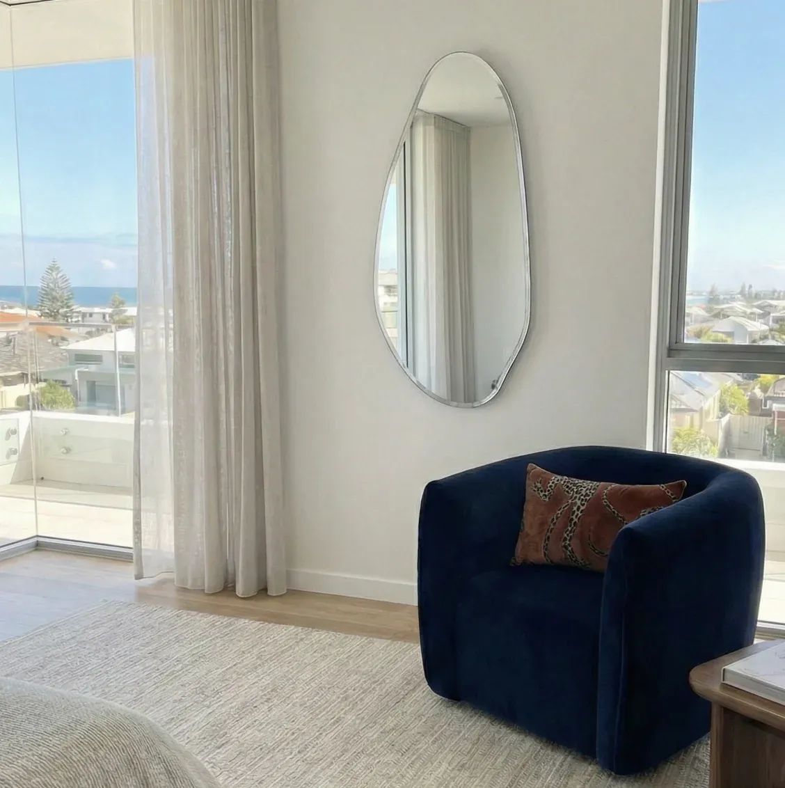 Interior Ave - Jewel Irregular LED Wall Mirror – Backlit Statement Mirror - Image 4