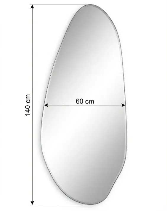 Interior Ave - Jewel Irregular LED Wall Mirror – Backlit Statement Mirror - Image 7