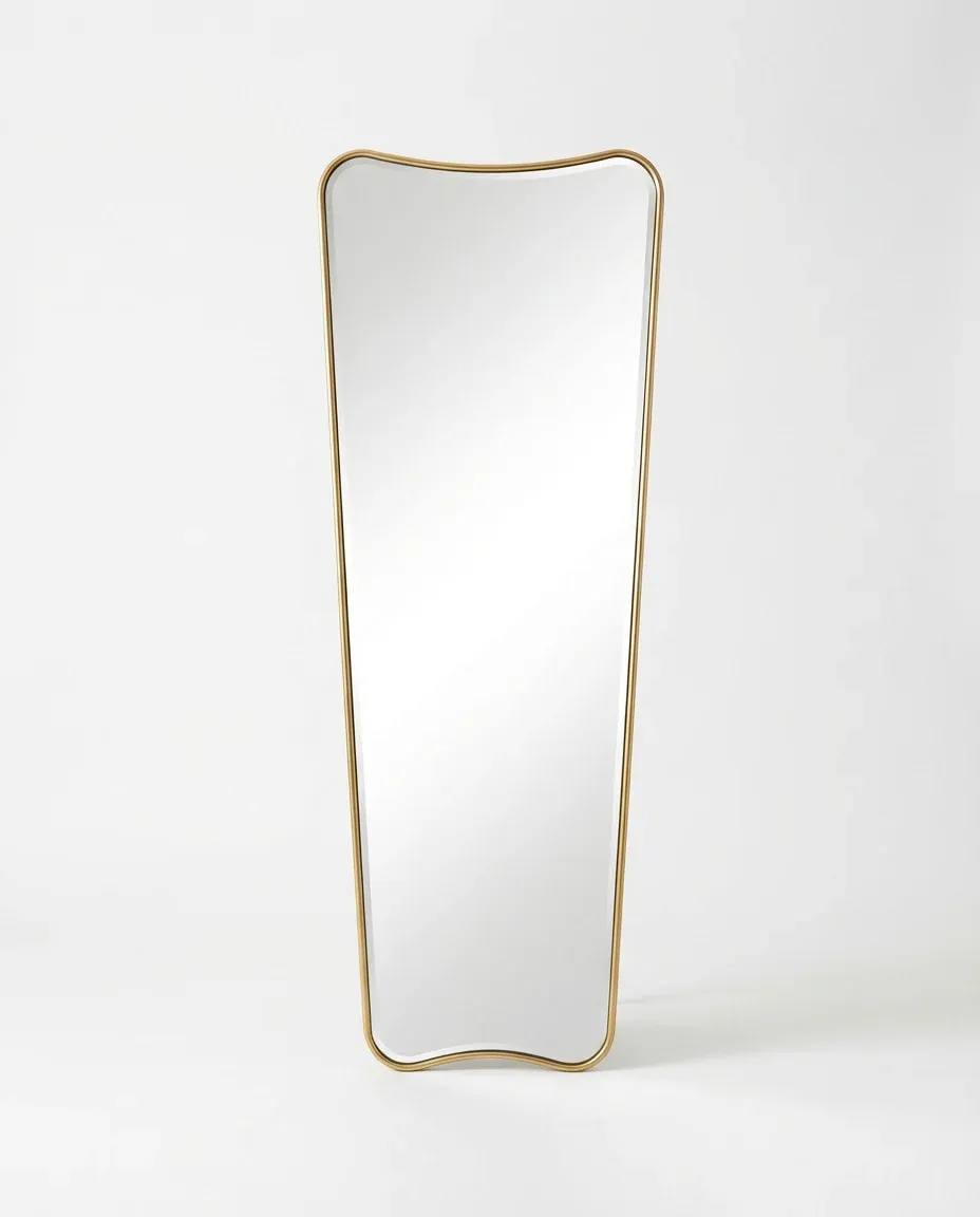 Interior Ave - Pierre Full Length Gold Frame Wall Mirror — Classic Statement - Image 6