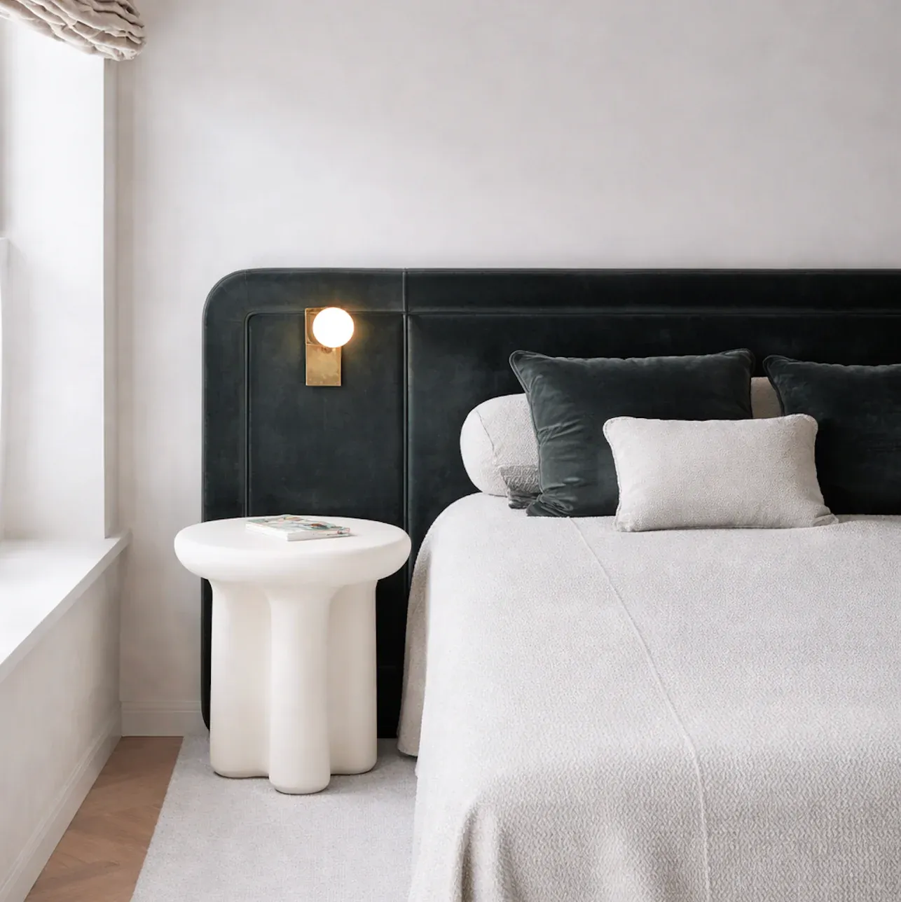 Interior Ave - Santorini Stone Side Table - Ivory - Image 3