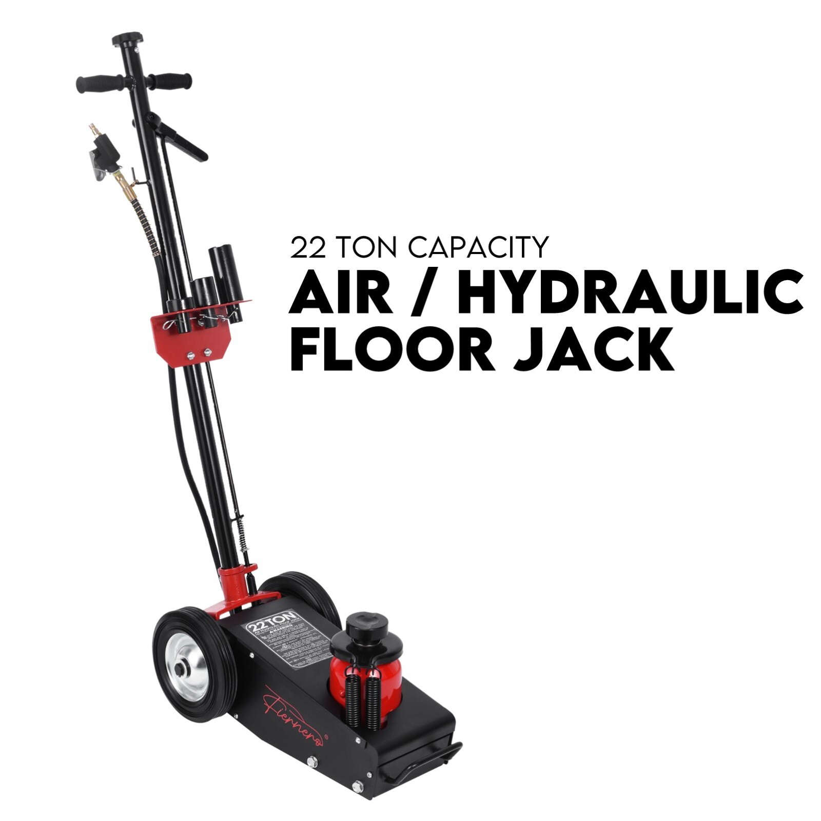 Low Profile 22 Ton Air Hydraulic Trolley Truck Jack Floor Garage Service - Image 1