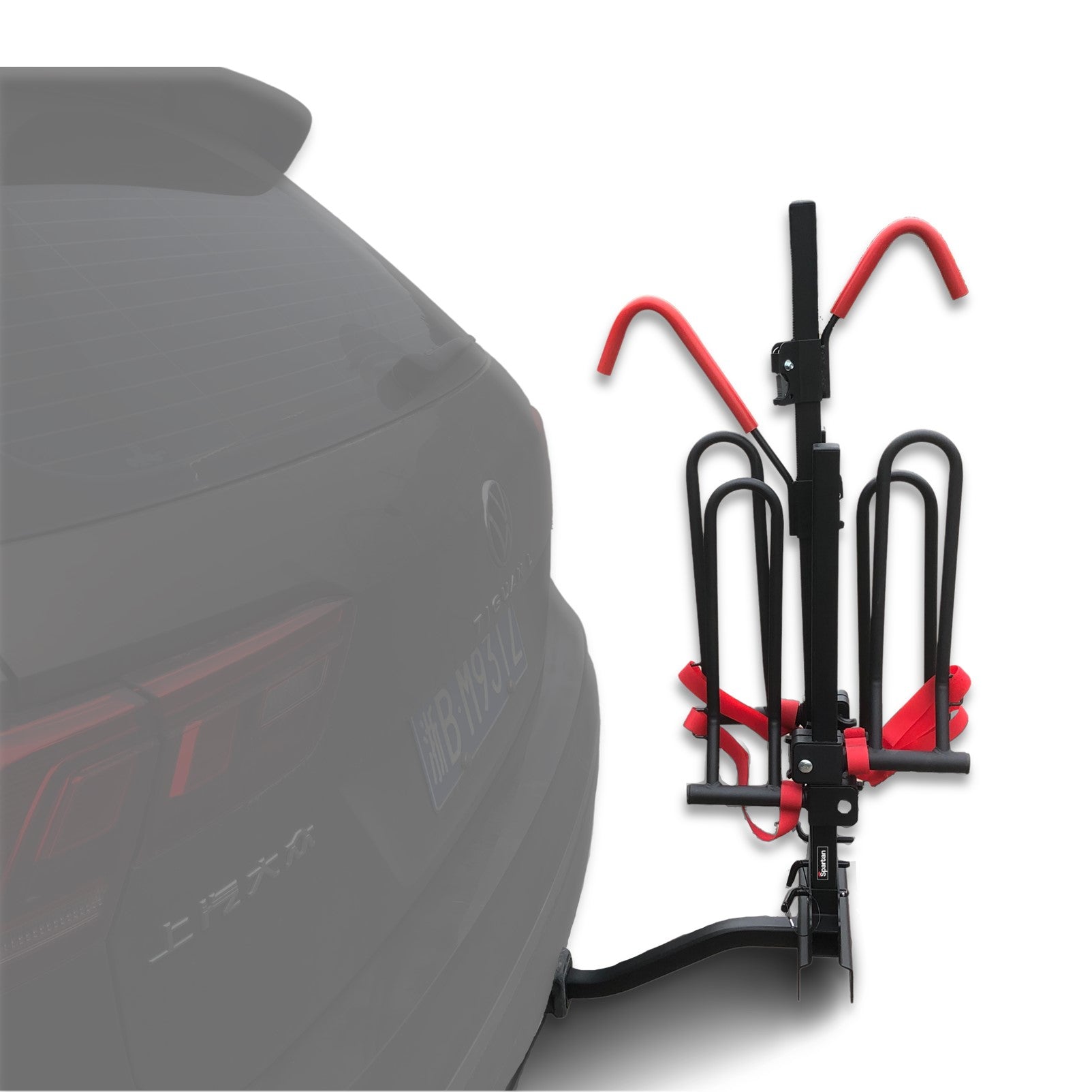 2 E Bike Rack Bicycle Carrier Hitch Rear Platform for Car SUV Foldable 2 Inch - Image 5