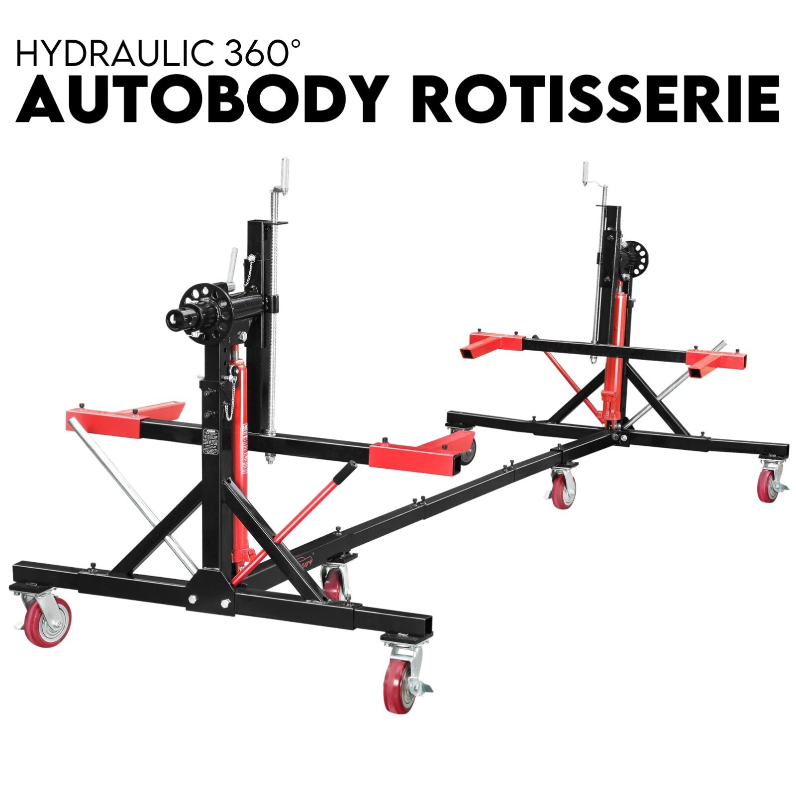 Car Rotisserie Heavy Duty 2000lb Auto Boat Frame Body Repair Restoration - Image 1
