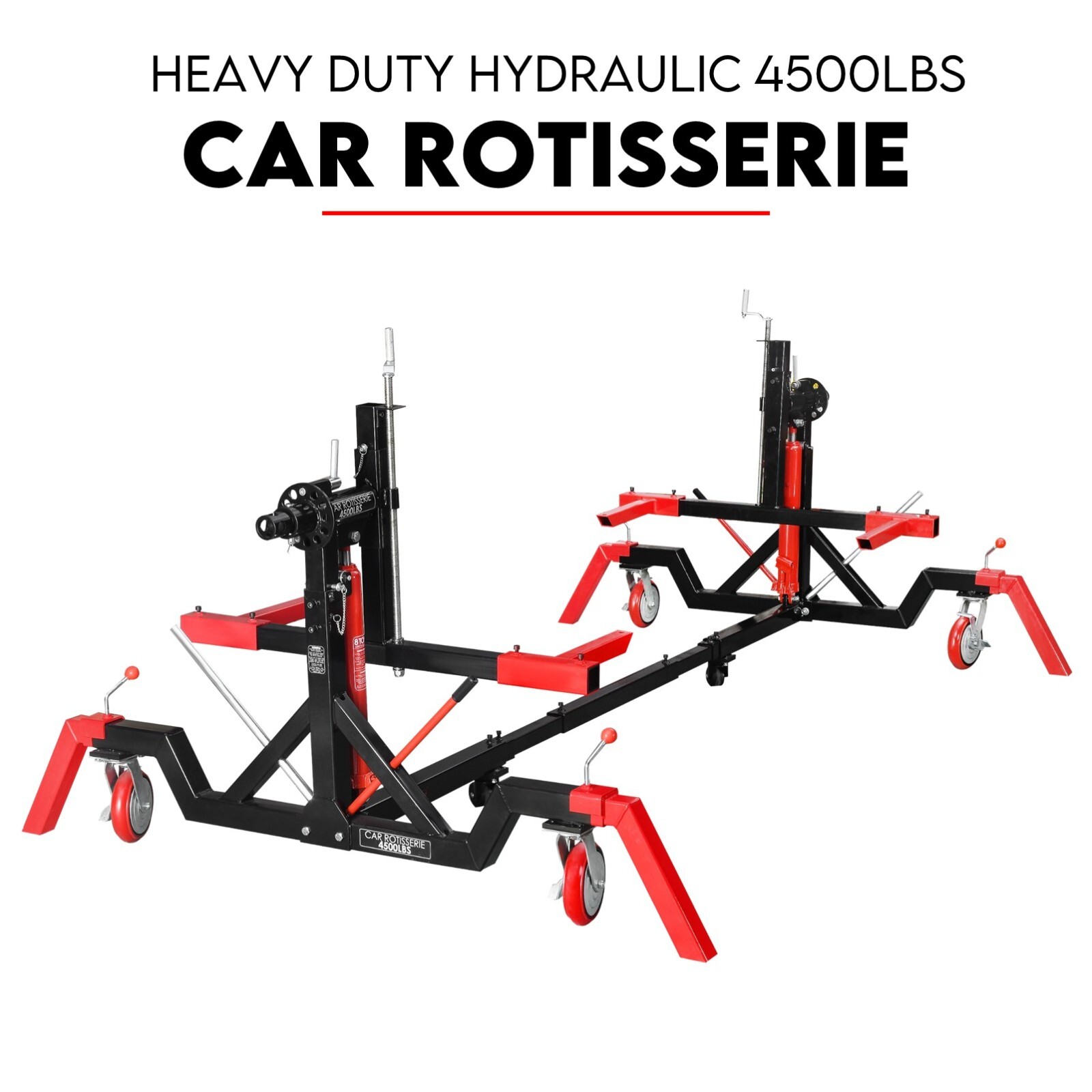 Car Rotisserie Heavy Duty 4500LBS Auto Boat Frame Body Repair Restoration - Image 1
