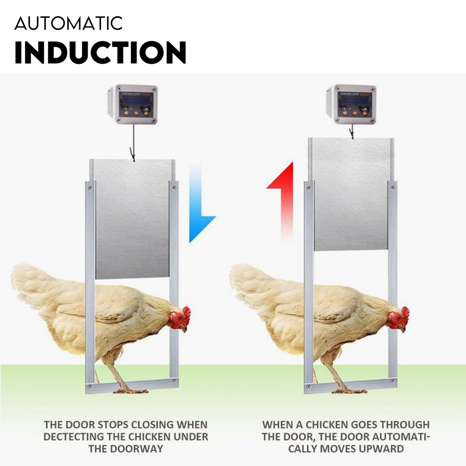 Automatic Chicken Coop Door Opener Cage Closer Timer and Light Sensor - Image 5