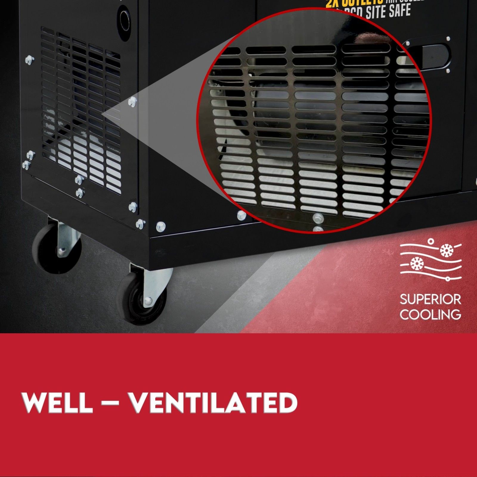 8.4kW Max 6kW Rated Diesel Generator New Single Phase Commercial - Image 6
