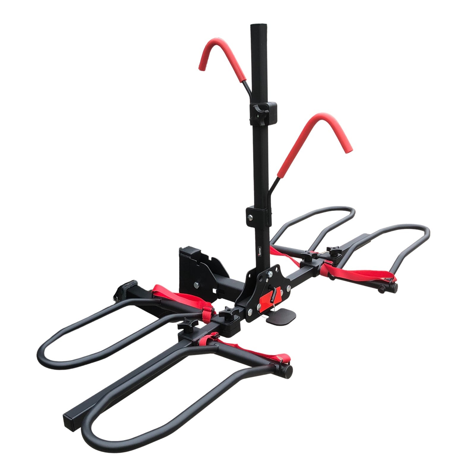 2 E Bike Platform Rack Rear Vehicle Car Carrier Bicycle Holder Hitch Receiver Foldable - Image 1