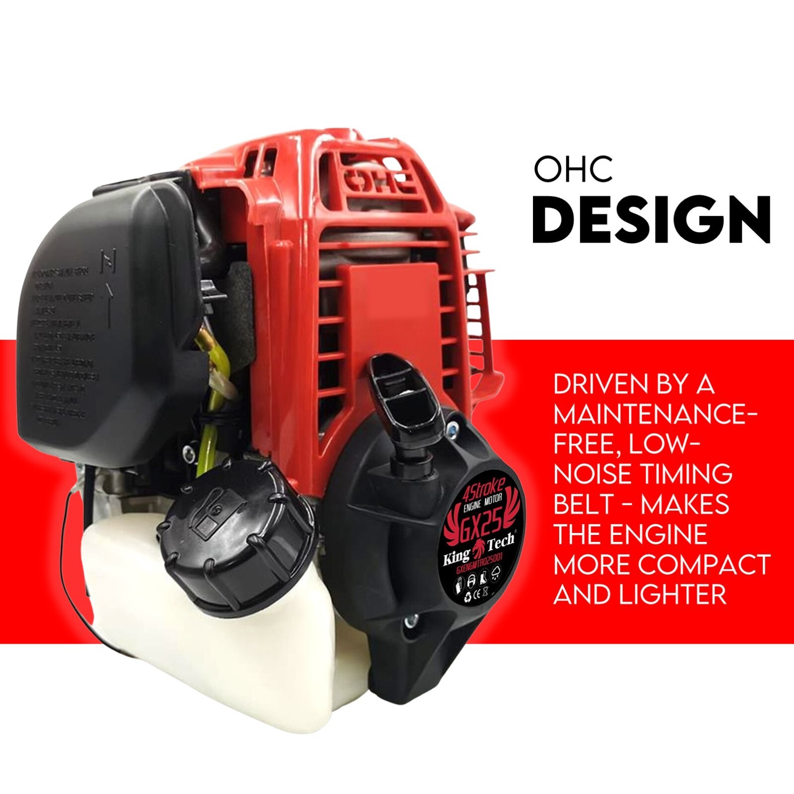 4 Stroke Engine Motor for Brushcutter Trimmer Brush Cutter Honda GX25 Replace - Image 4