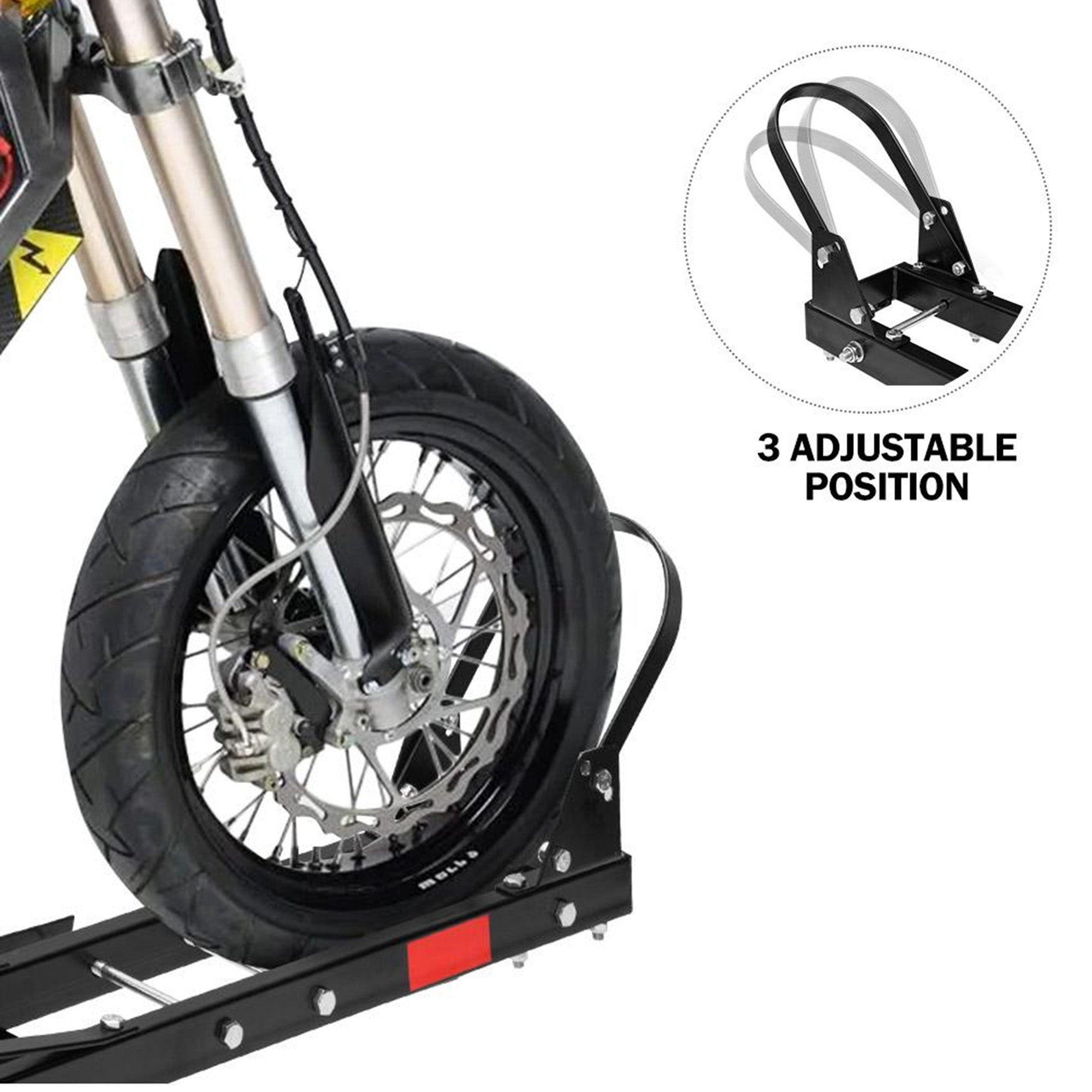 227kg Motorcycle Motorbike Carrier Hauler Hitch Mount Rack Tow Bar - Image 5