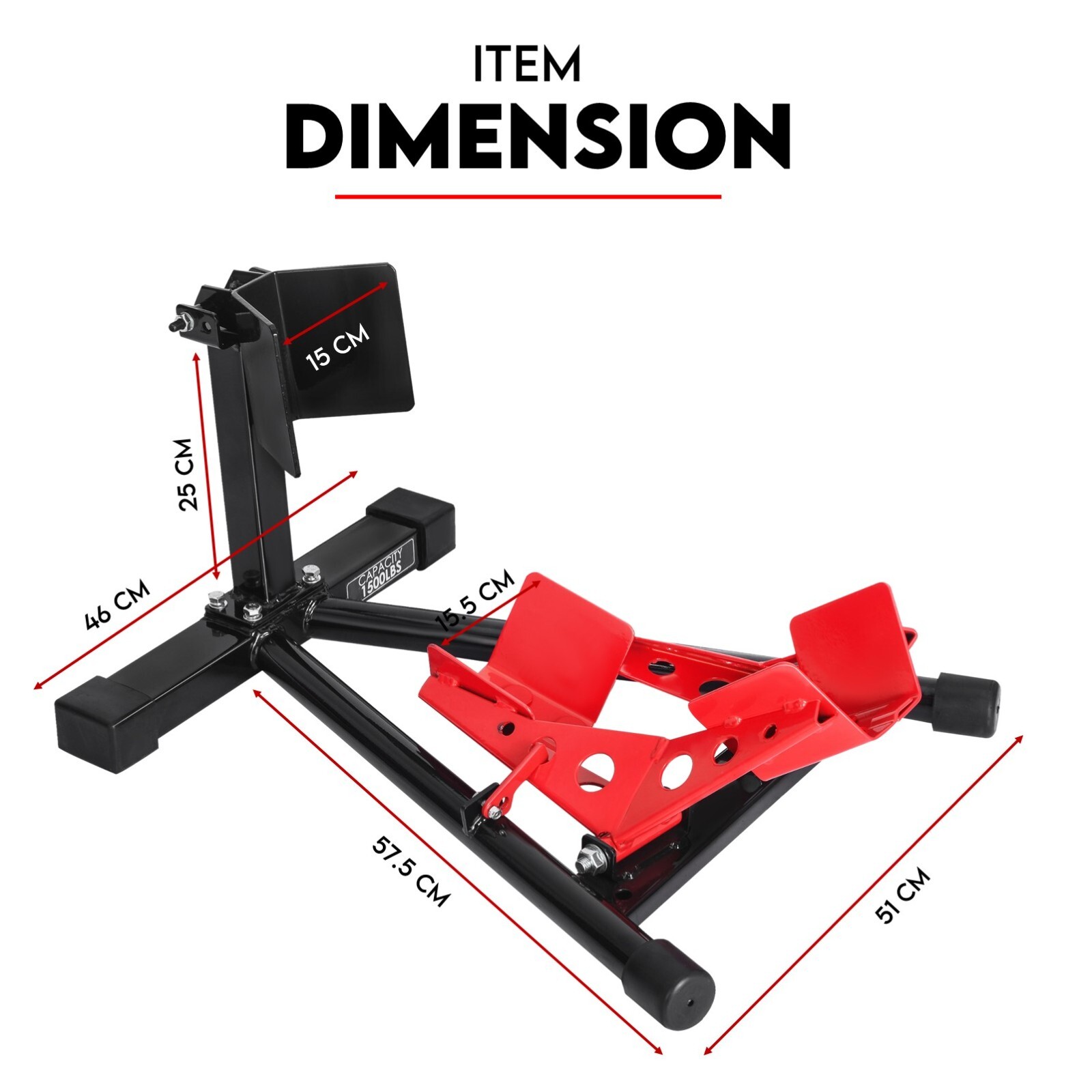 Front Wheel Stand Clamp Chock Motorcycle Stand Trailer Stand Bike - Image 4