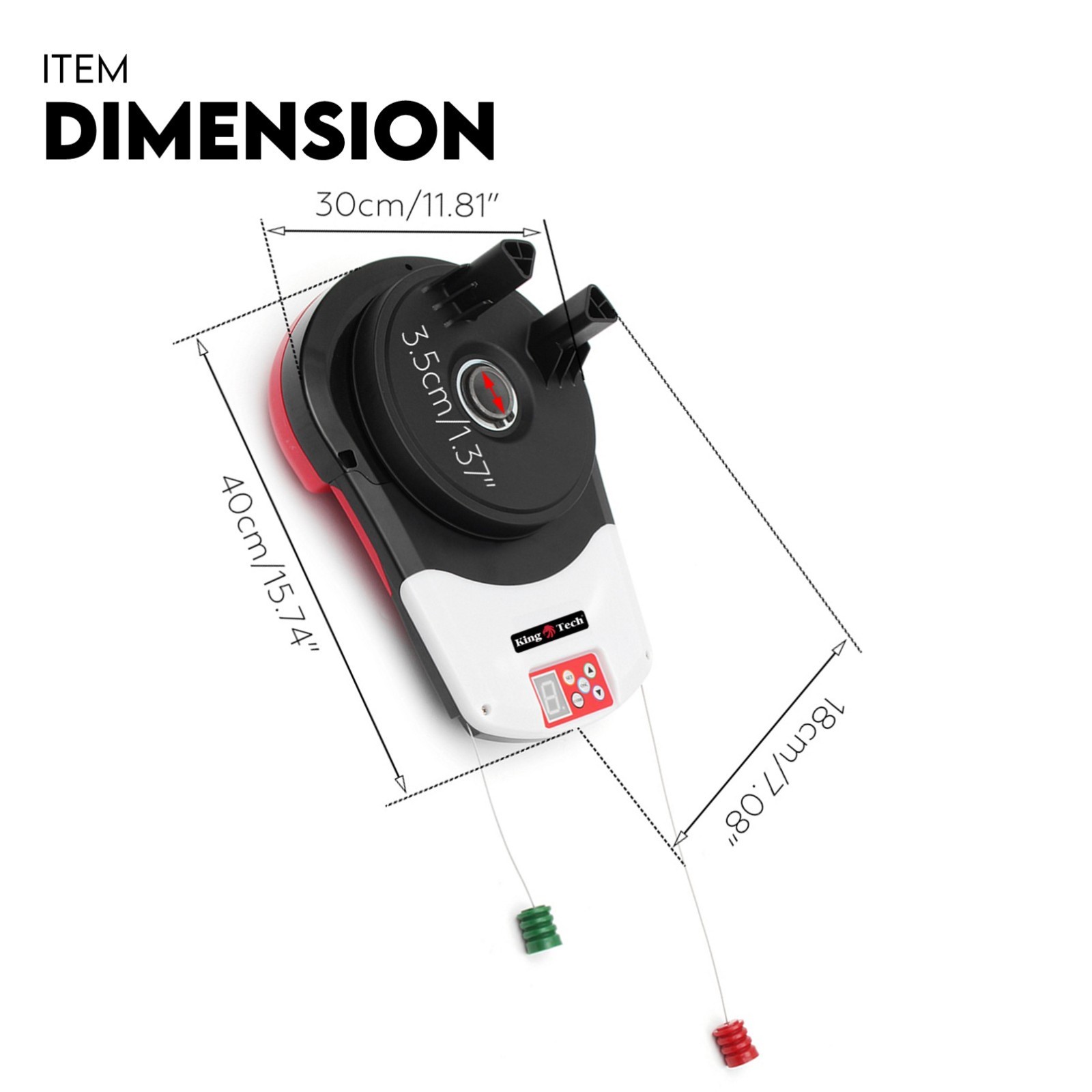 1200N Automatic Roller Door Opener Garage Motor 4x Remote 22m² Rolling - Image 7
