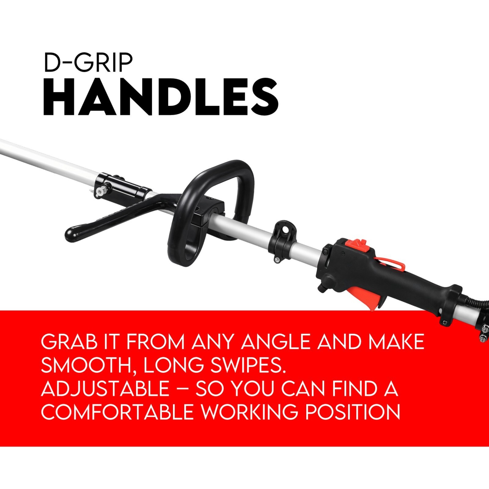 Whipper Snipper Straight Shaft Line Trimmer 31CC Pole Brush Cutter 4 STROKE - Image 4