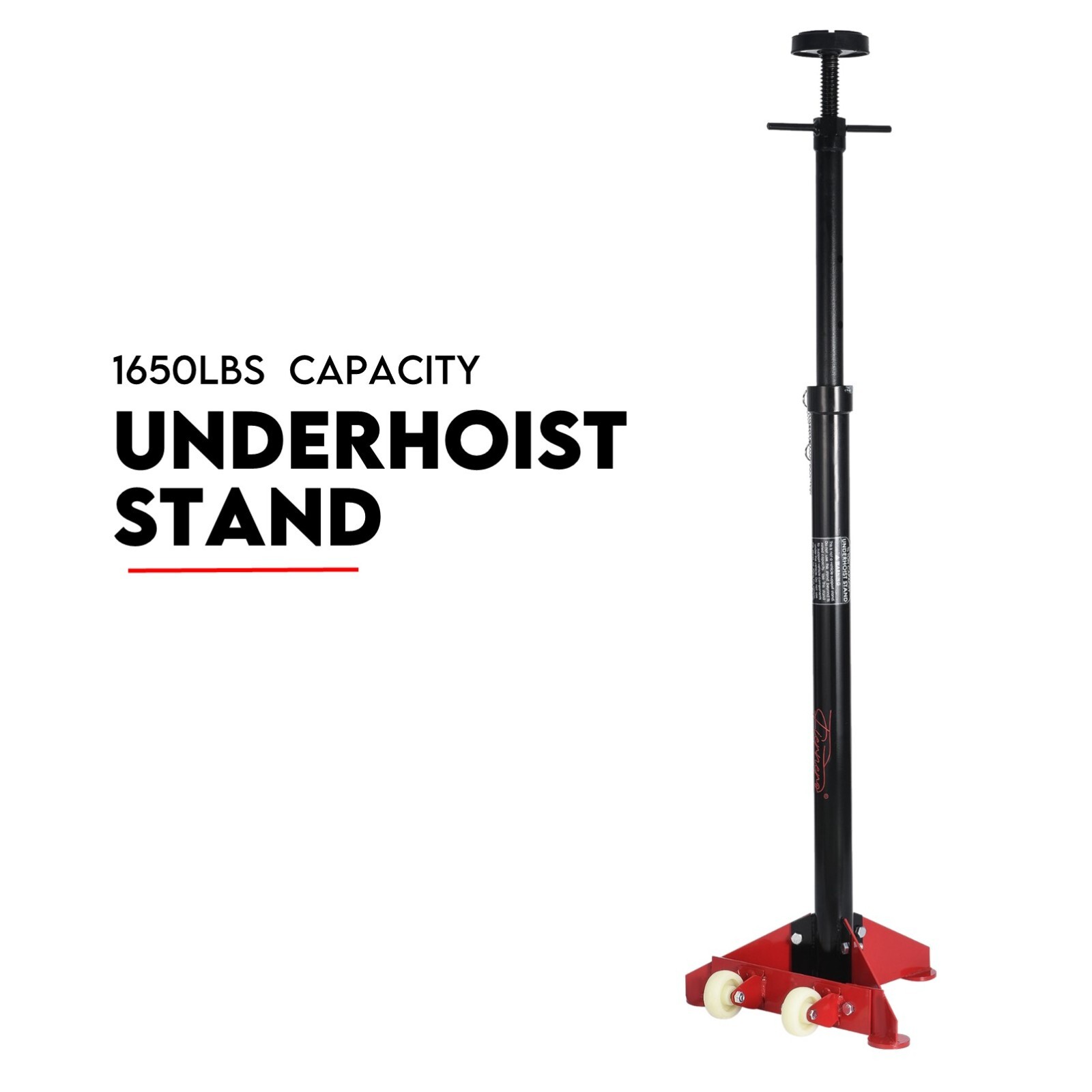 Under Hoist Stand 1650lbs 3/4Ton Movable Pole Jack Heavy Duty Support Car Lift - Image 1