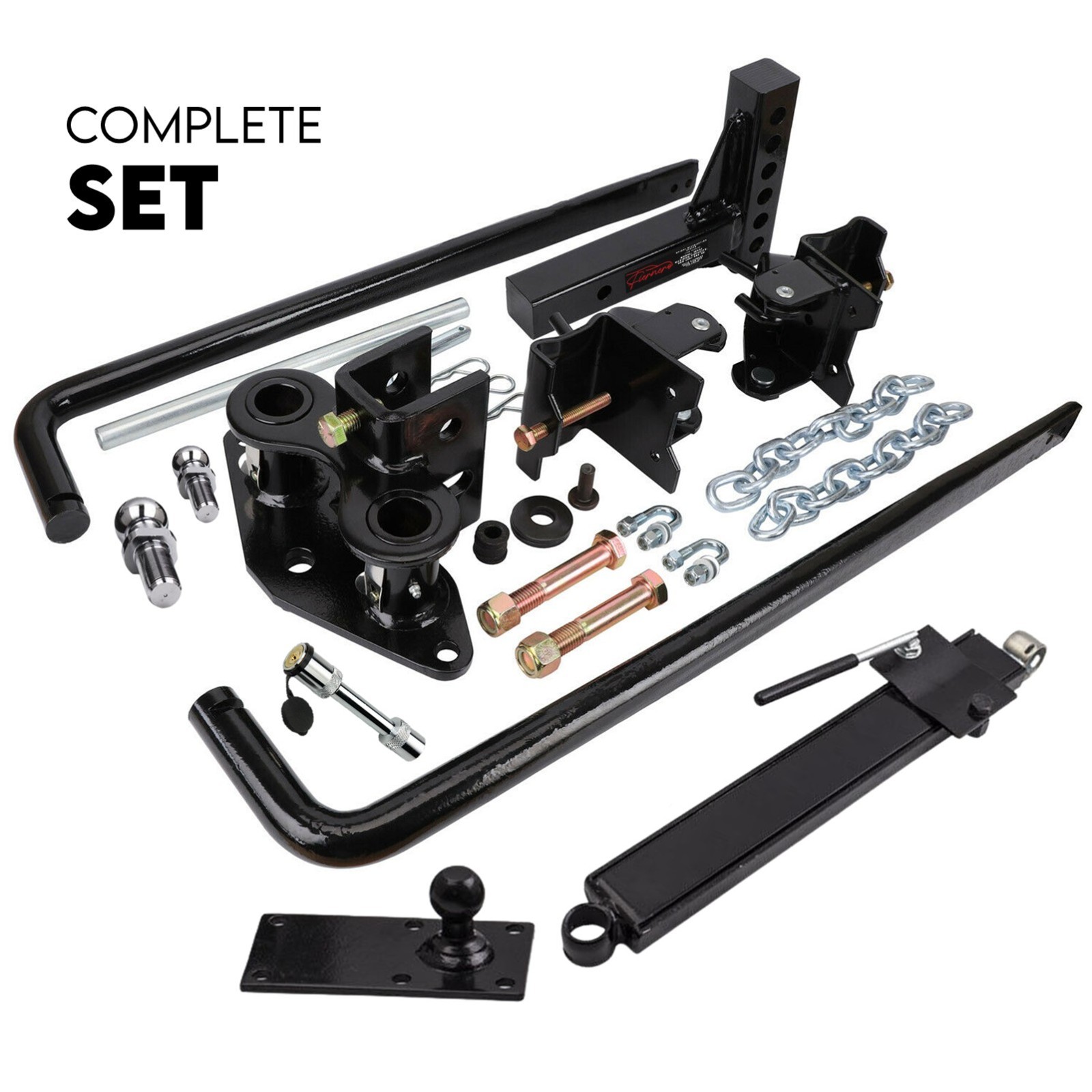 800lbs Weight Distribution Hitch System Load Leveller Caravan Anti Sway Bars - Image 6
