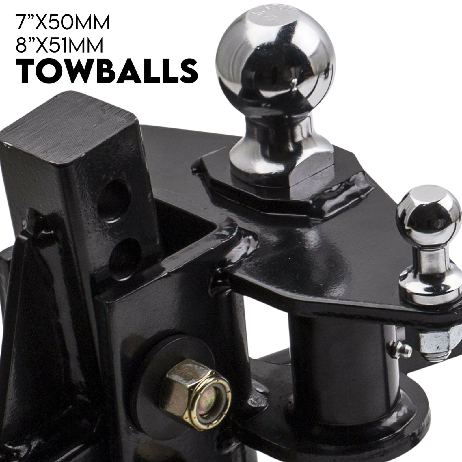 800lbs Weight Distribution Hitch System Load Leveller Caravan Anti Sway Bars - Image 8