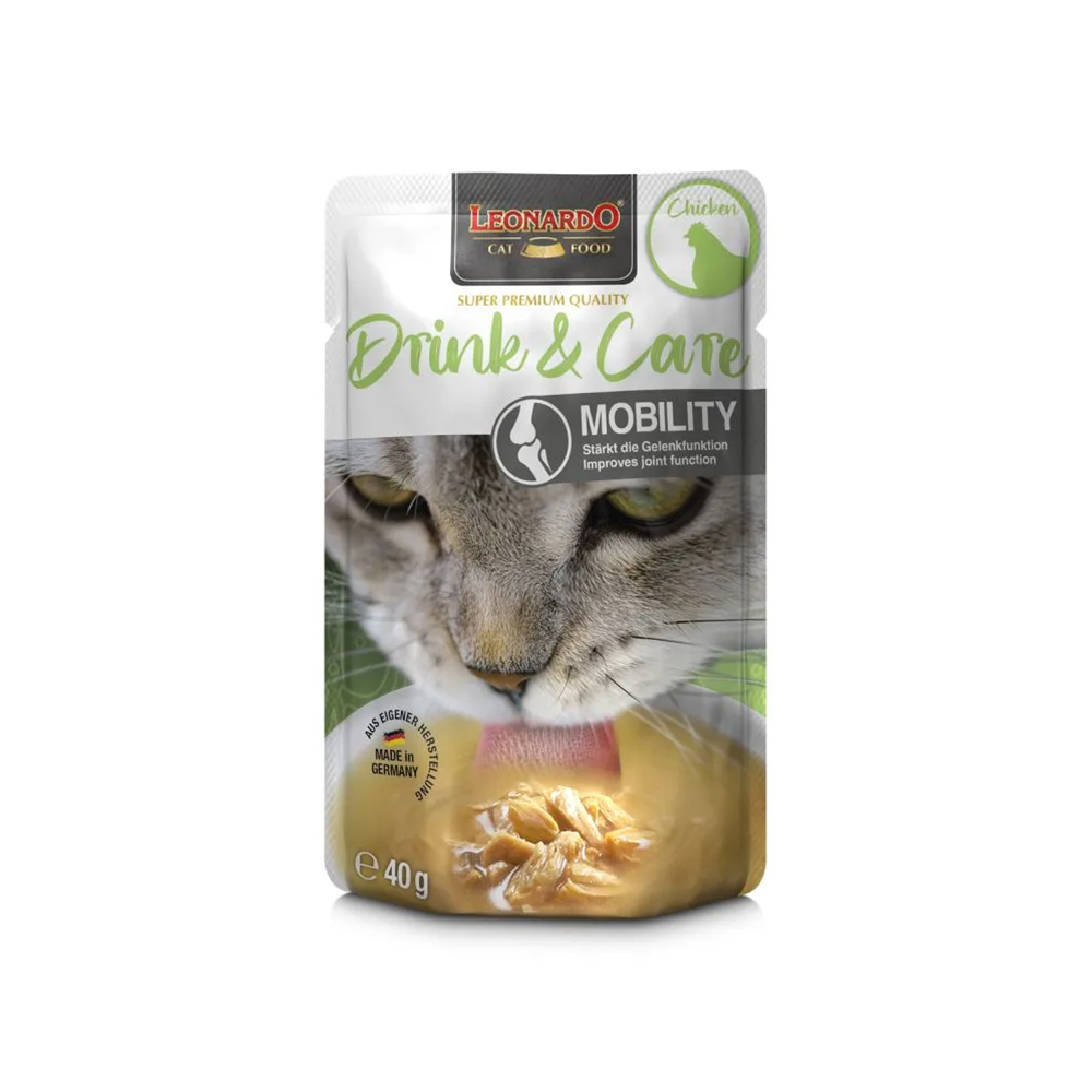 LEONARDO Drink & Care Mobility Wet Cat Food 40gx20 - Image 1
