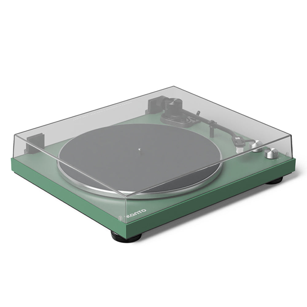 Kanto OBI3 Turntable with Bluetooth 5.3, Preamp, and Pitch Control - Matte Green - Image 3
