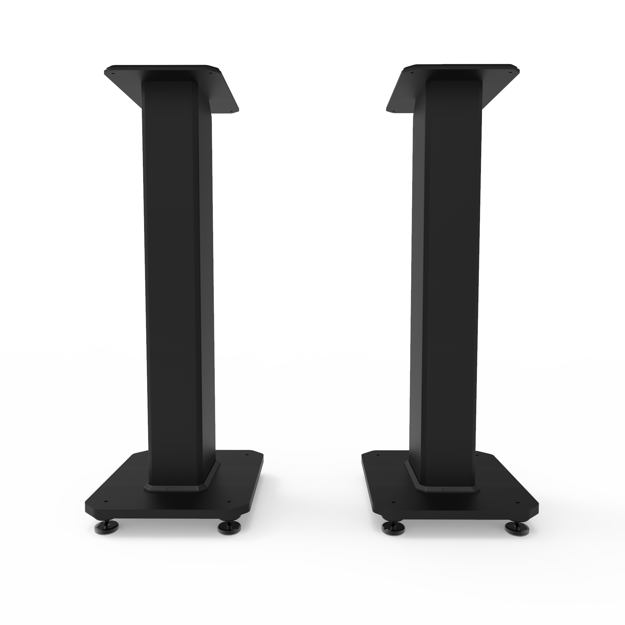 Kanto SX26 26 Tall Fillable Speaker Stands with Isolation Feet - Pair, Black - Image 3