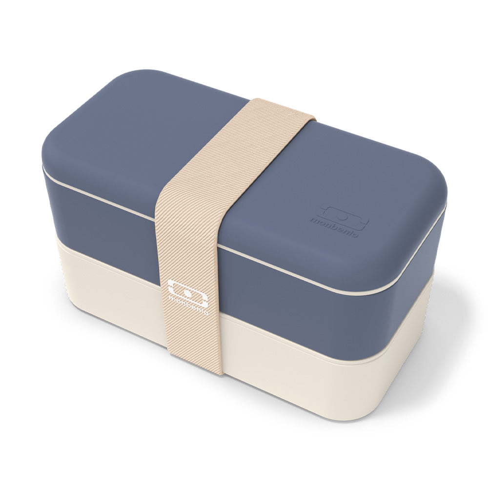 Monbento MB Original Bento Box - Blue Natural - Image 1