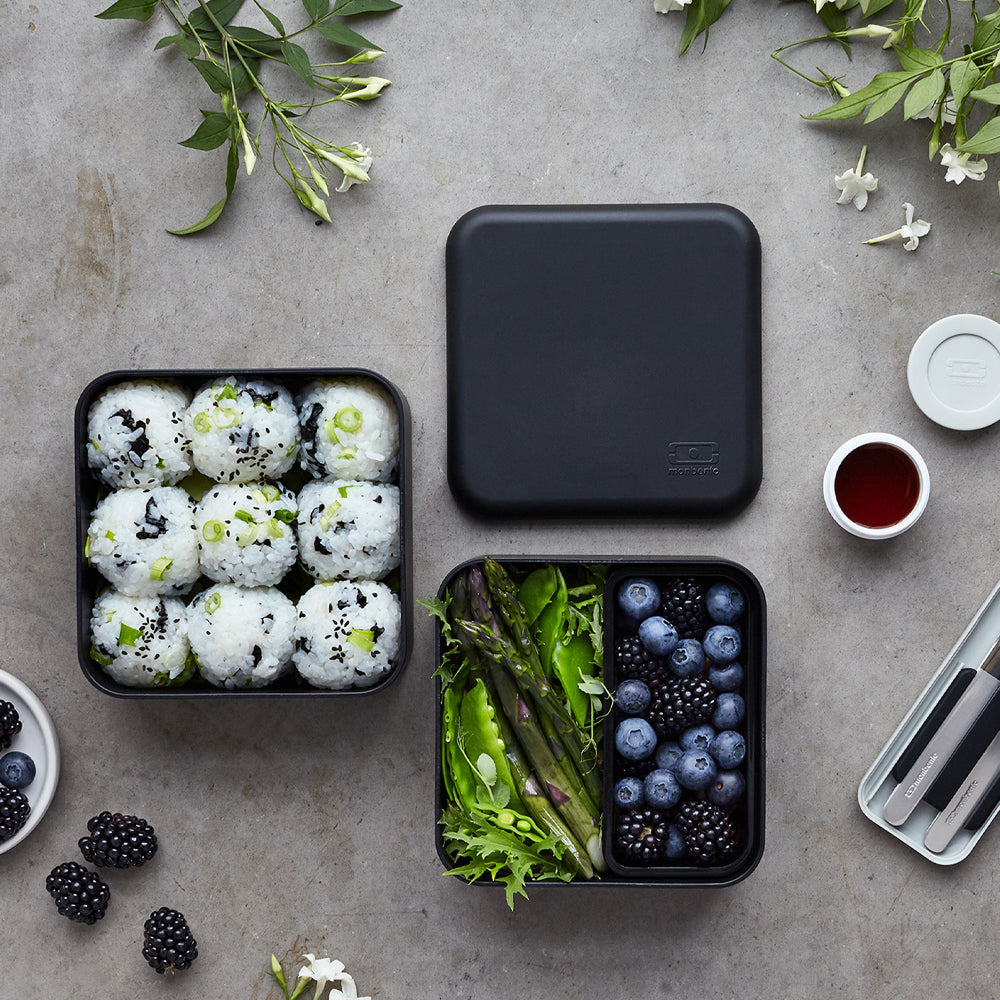 Monbento Mb Square Bento Box - Black Onyx - Image 4