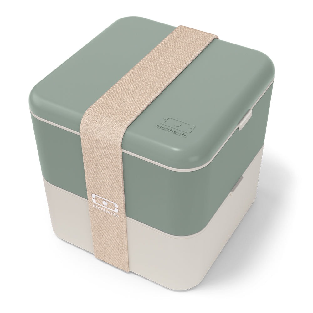 Monbento Mb Square Bento Box - Bi-Colour Green - Image 1