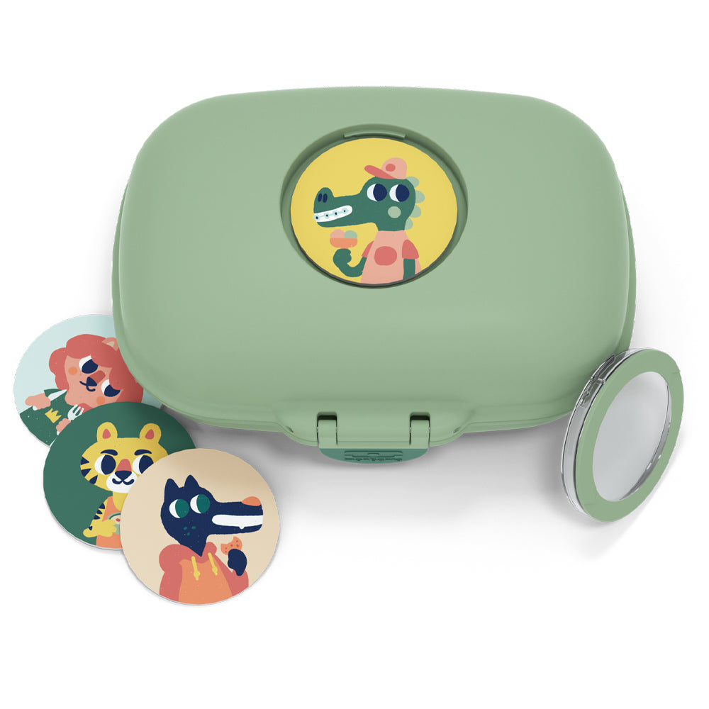 Monbento Mb Gram Kids Snack Box - Green Forest - Image 5