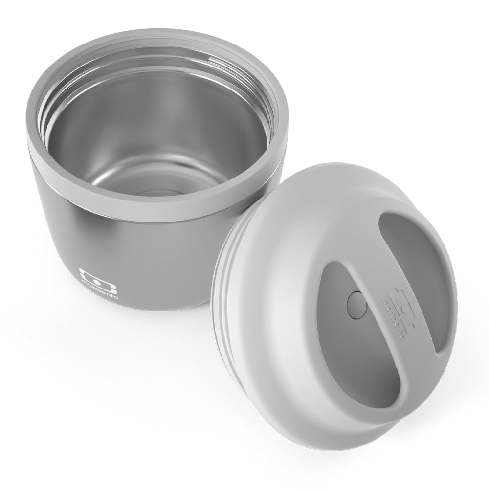 Monbento Mb Element Isolated Bento Box - Metallic Silver - Image 5