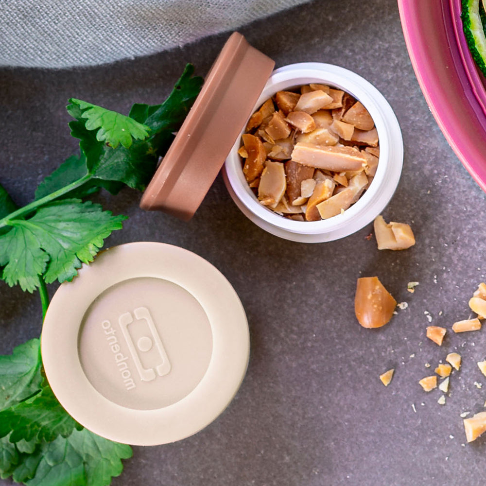 Monbento Mb Temple S Sauce Cups - Natural / Moka - Image 3
