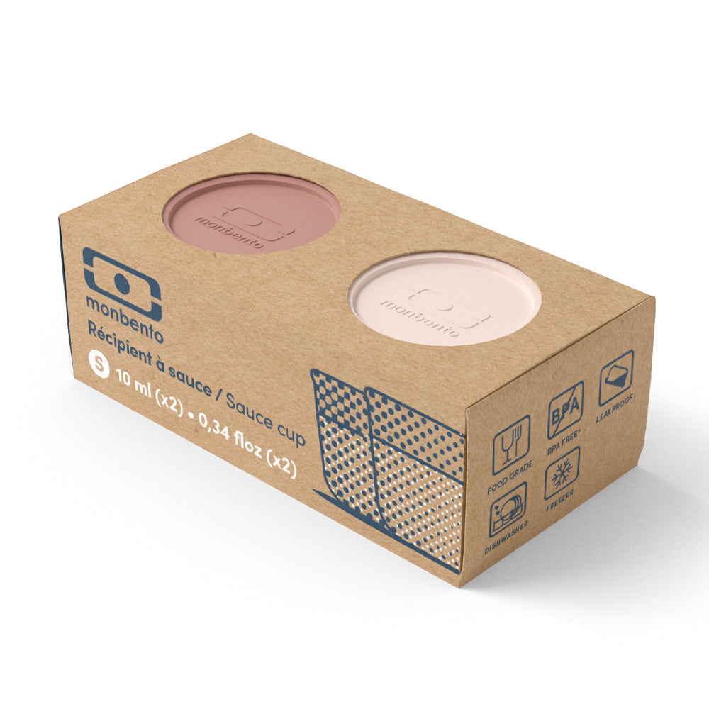 Monbento Mb Temple S Sauce Cups - Natural / Moka - Image 5