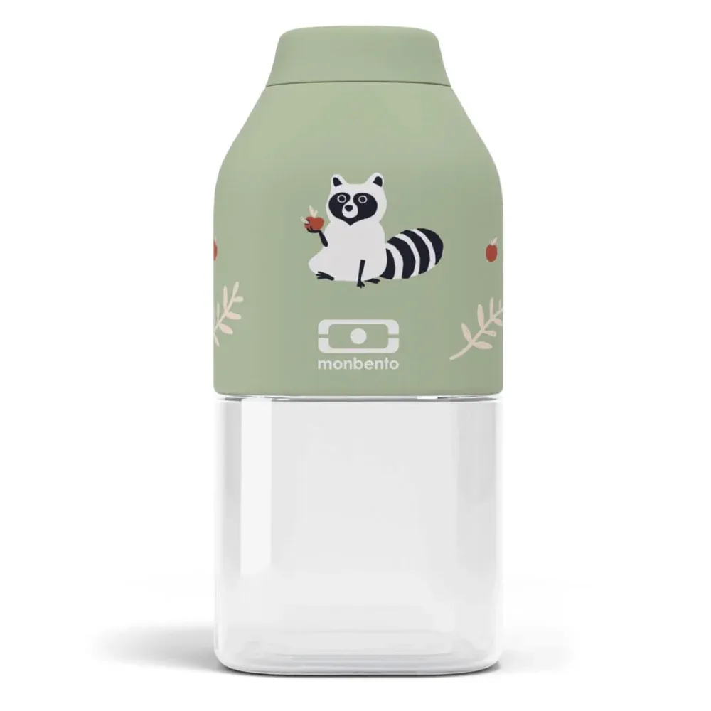 Monbento Mb Positive S Reusable Water Bottle - Raccoon - Image 1