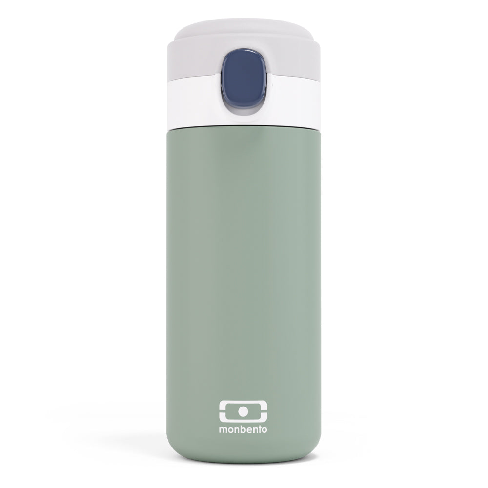 Monbento Mb Pop Insulated Bottle - Green Natural - Image 1