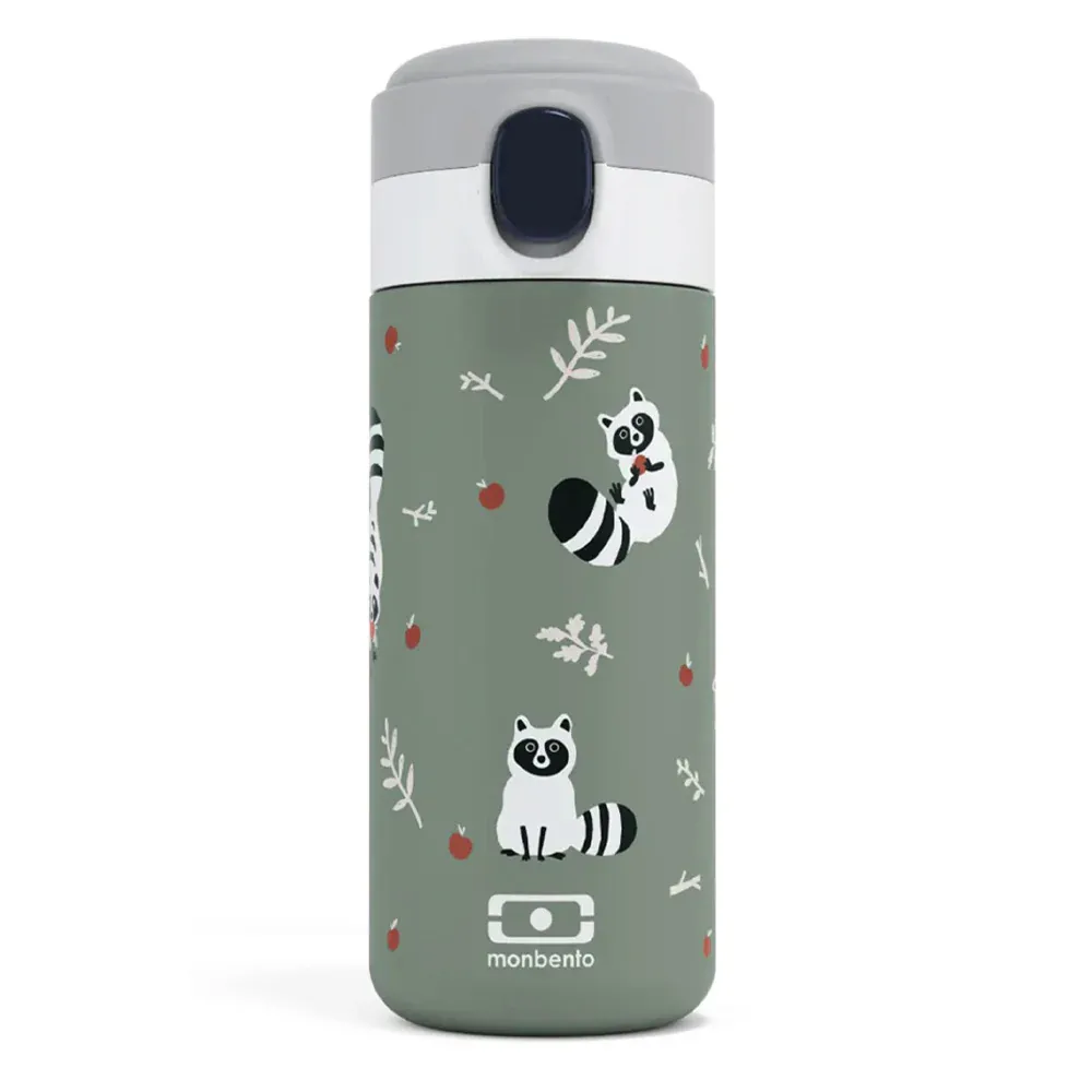 Monbento Mb Pop Insulated Bottle - Raccoon - Image 1