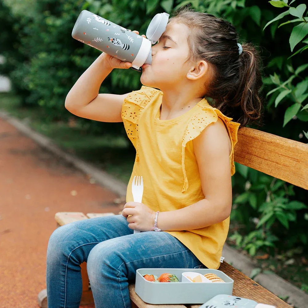 Monbento Mb Pop Insulated Bottle - Raccoon - Image 2