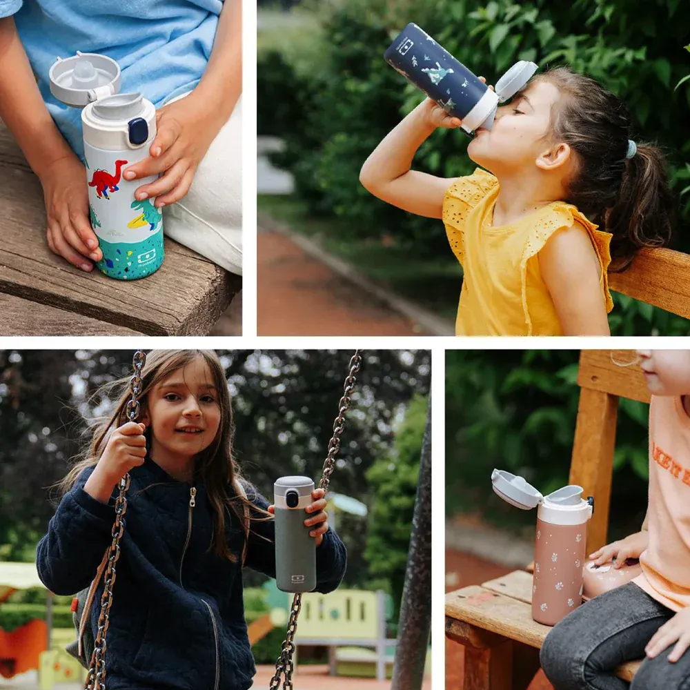 Monbento Mb Pop Insulated Bottle - Wolf - Image 2