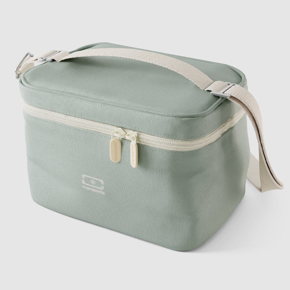 Monbento Arctic Insulated Cooler Lunch Bag - Green Natural - Image 1
