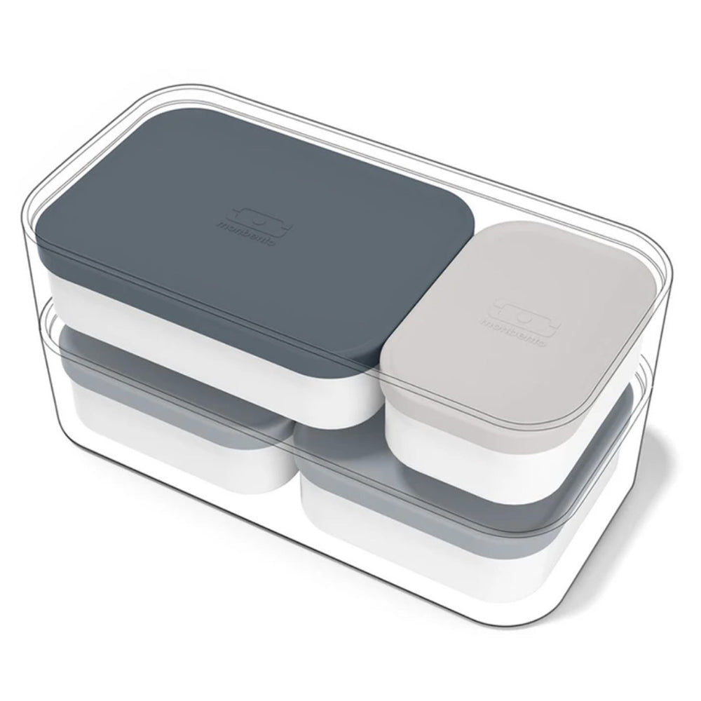 Monbento MB Extra Bento Box Containers - Grey Blue Mix - Image 1