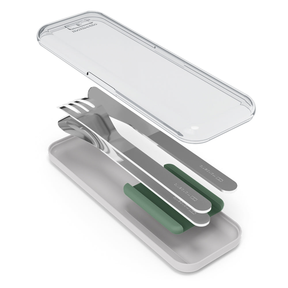 Monbento Mb Slim Box - Trio Knife - Green Natural - Image 3