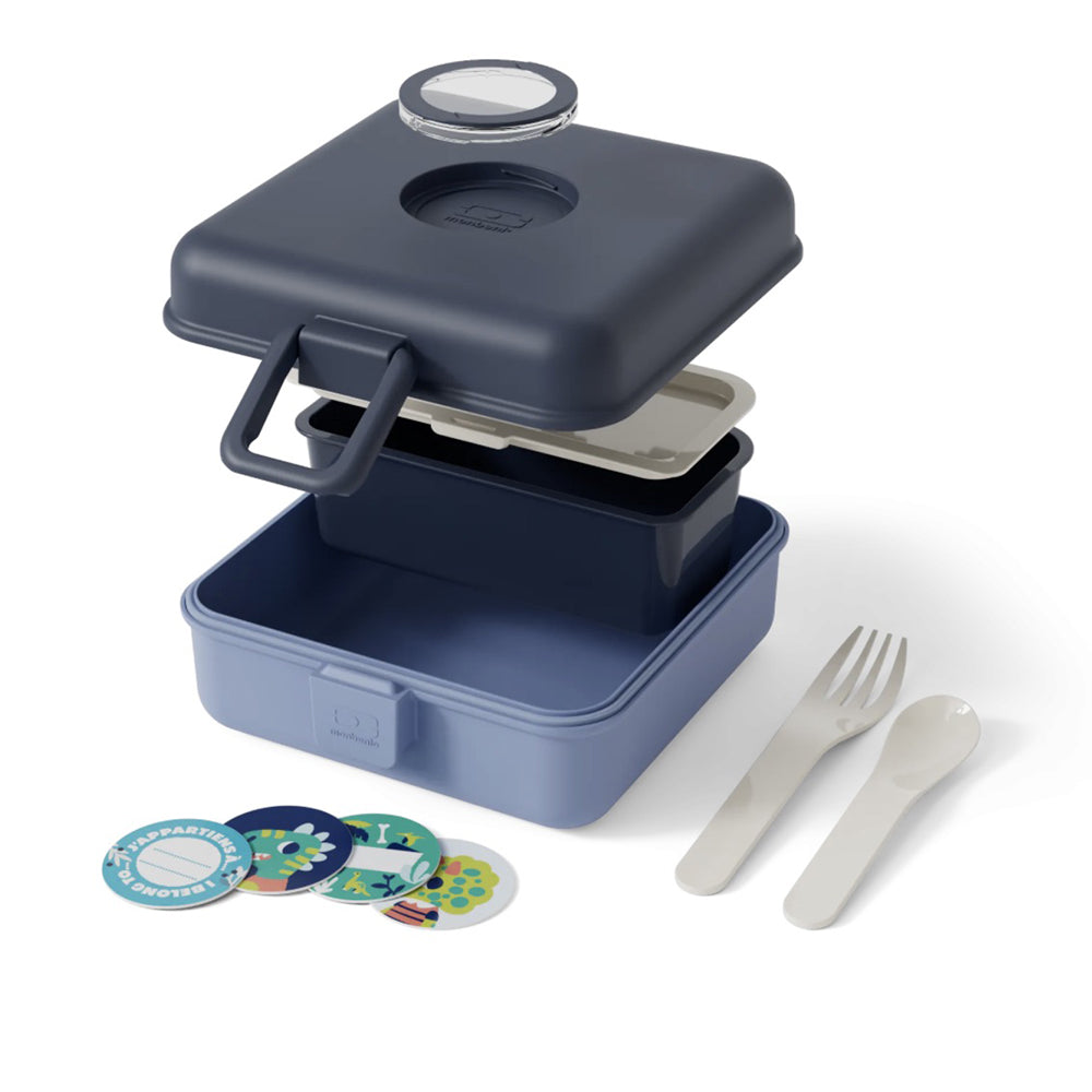 Monbento Mb Sandwich Lunch Box Snacky - Blue Infinity - Image 2