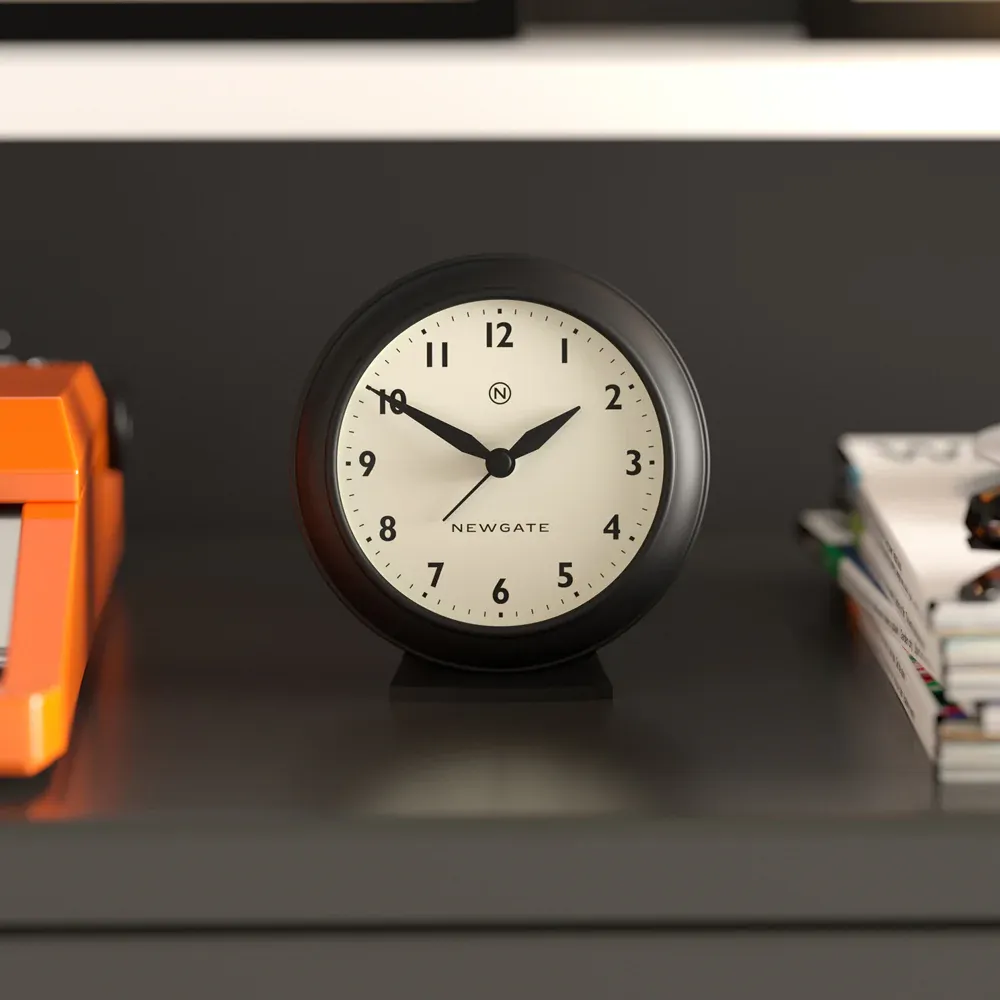 Newgate Pacific Mantel Clock-Black - Image 2