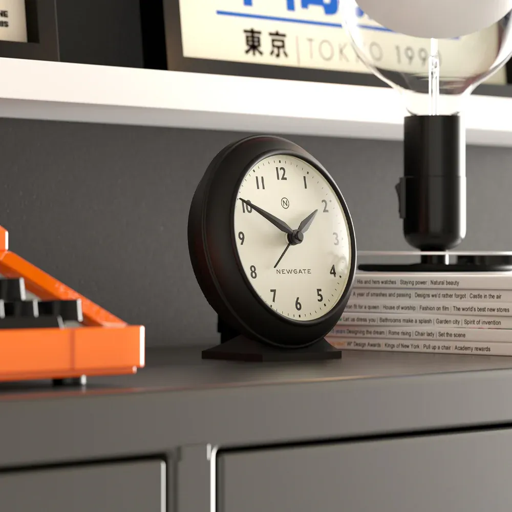 Newgate Pacific Mantel Clock-Black - Image 4