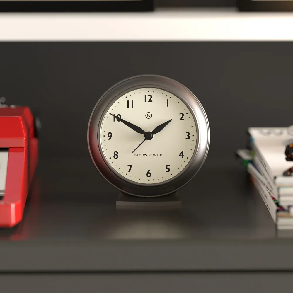 Newgate Pacific Mantel Clock-Graphite - Image 2