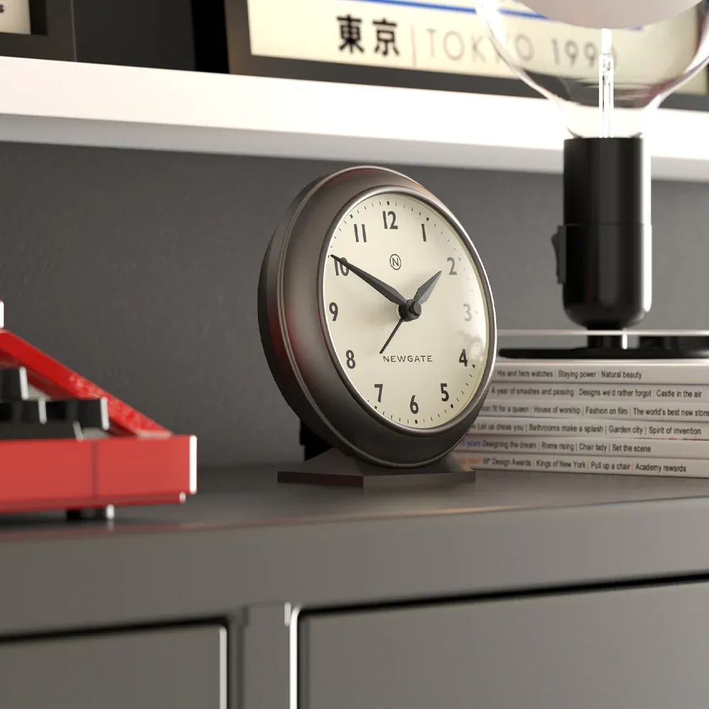 Newgate Pacific Mantel Clock-Graphite - Image 4
